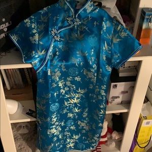 Blue Chinese dress?